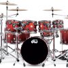 BATERIA DW DESING CHERRY STAIN LACQUER-SHELL PACK 5 PSC