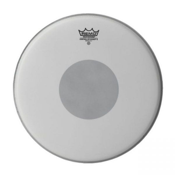 PARCHE REMO 10" CX-0110-10 CONTROLLED SOUND X COATED PUNTO NEGRO